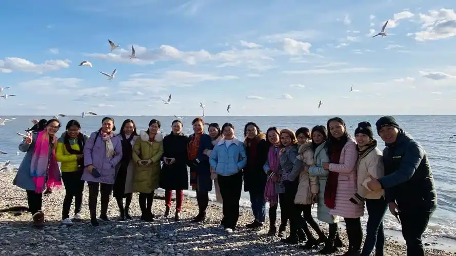 团队内蒙古旅游合影