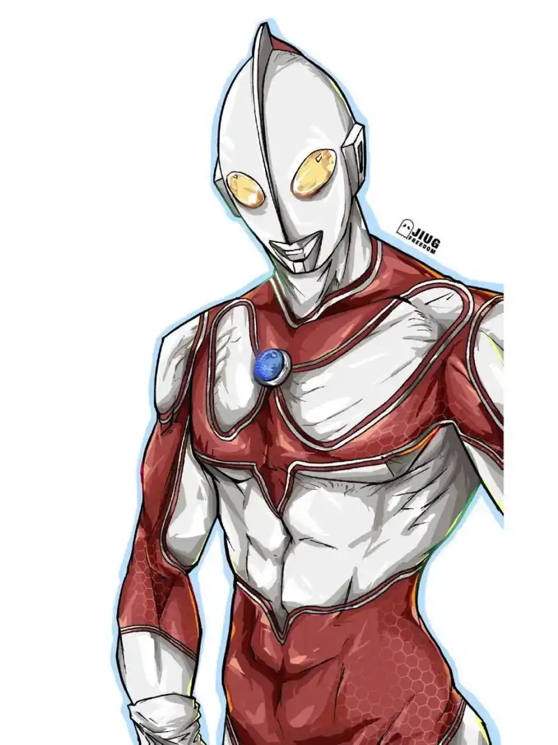 终究还是要回光之国 #奥特曼# #杰克奥特曼# #插画