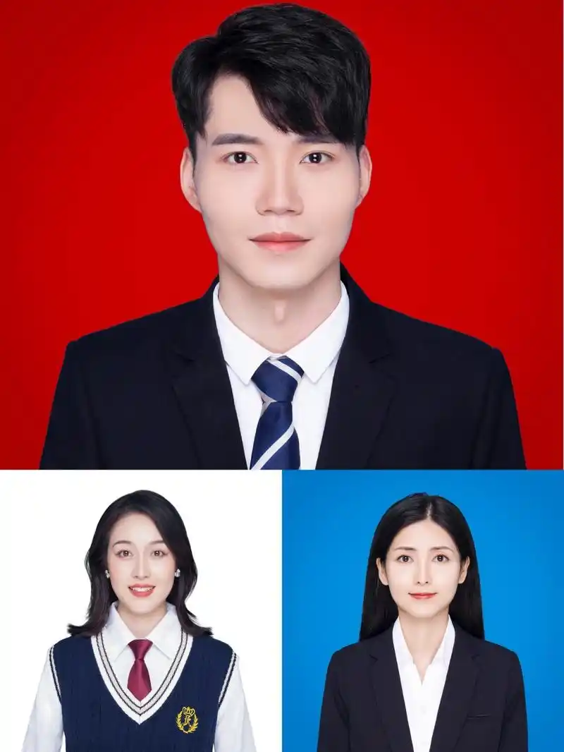 pick73最美证件照 附证件照小心机～ 日常证件照大概就蓝白红三个