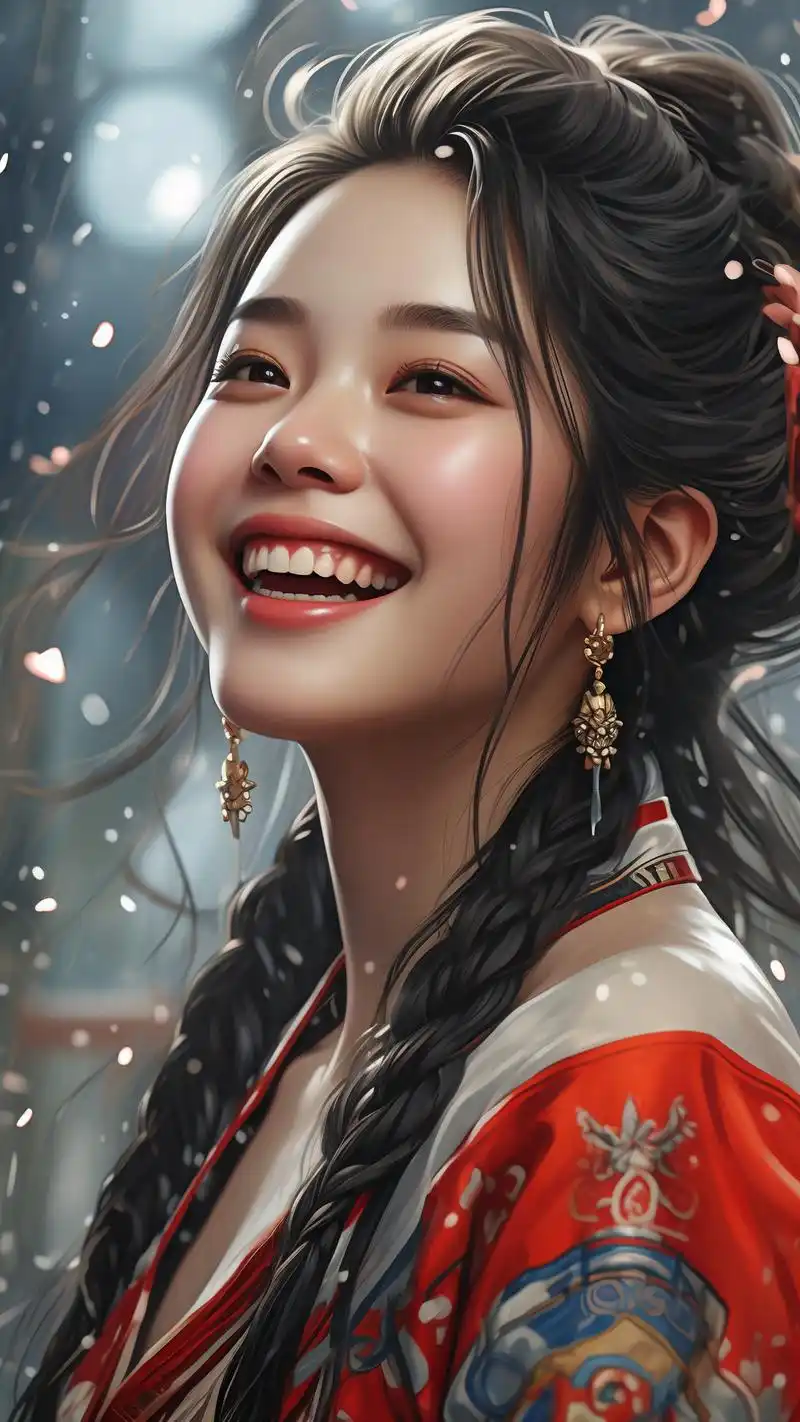 97酒窝美女壁纸大放送96