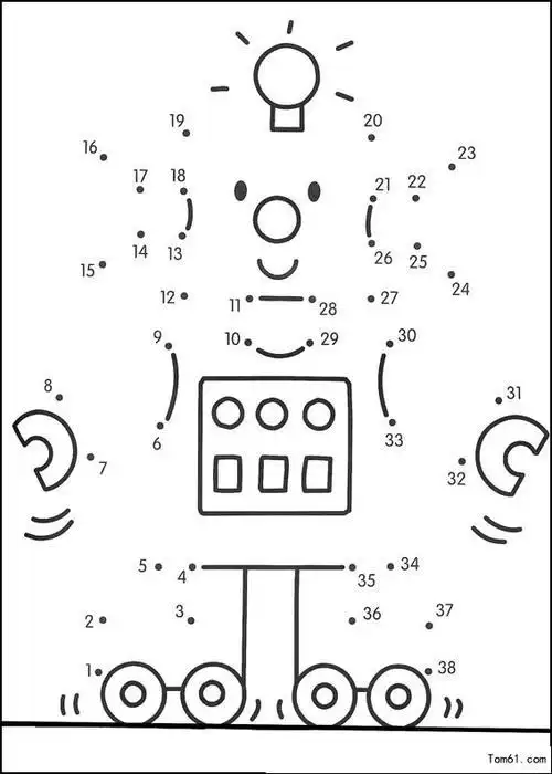 连点成图简笔画