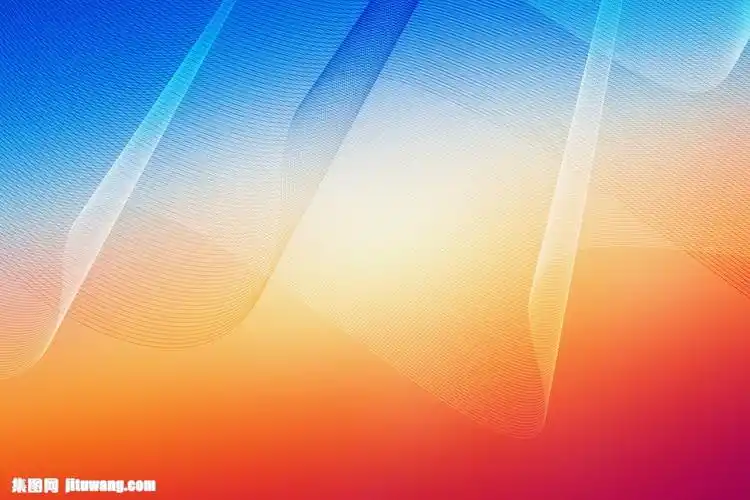 梦幻渐变流线背景图片