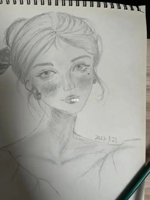 自学手绘女孩一