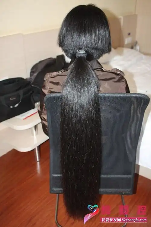 剪北京妹子一米粗发-老高238#(37) 剪发_中国长发