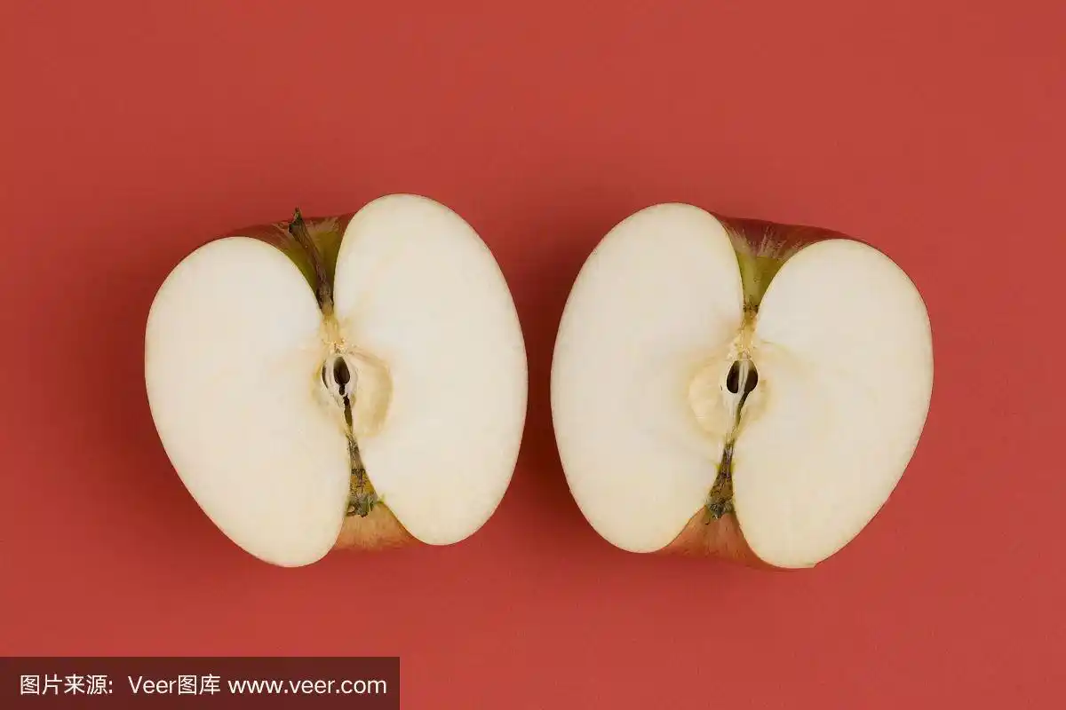 苹果的横截面