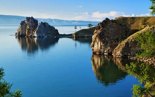 贝加尔湖唯美风景图片桌面壁纸