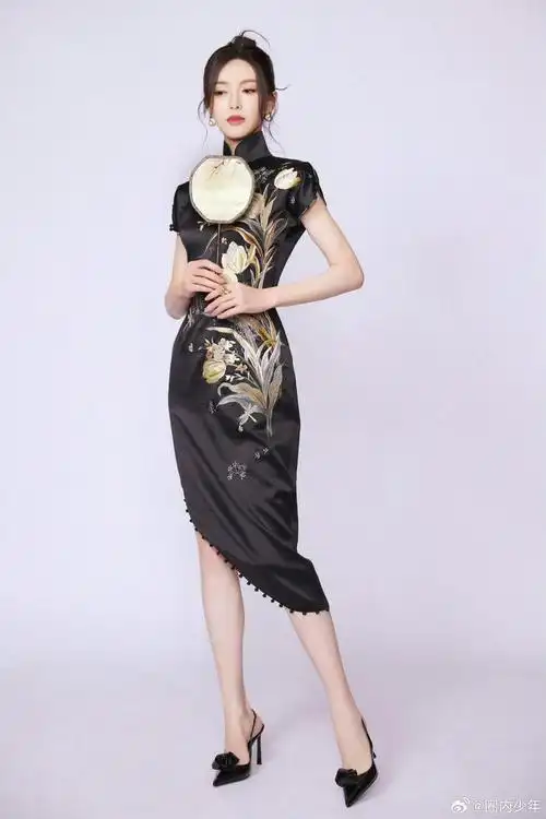 唐嫣|旗袍_新浪新闻