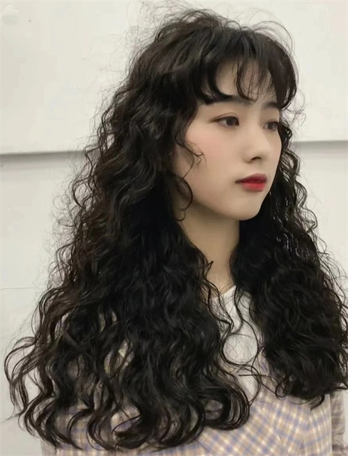 复古慵懒羊毛卷 懒人必备发型