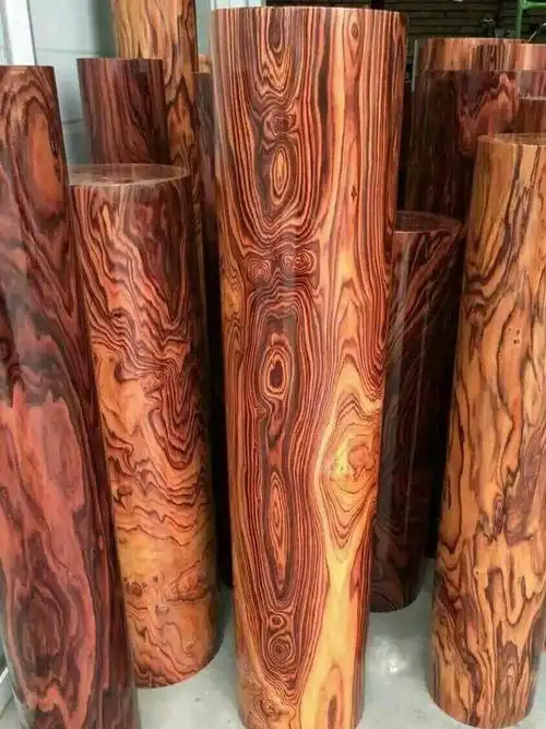 黄金檀原木木板材木材木方原木方木实木软木床板樟子松实木板槽板图片