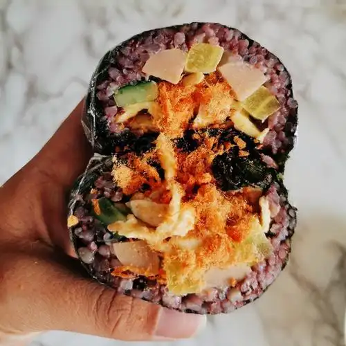 【减肥减脂必备杂粮紫米饭团图片】多幸运aqa_下厨房