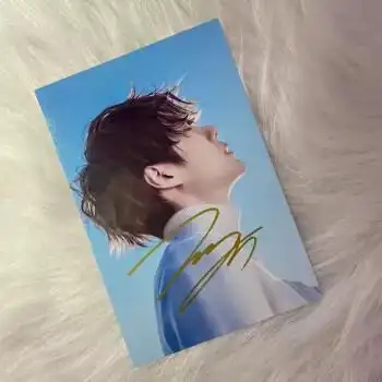 林中鸟王一博笔签名王一博笔签名照片 6无暇保真无印刷  王一博签名照