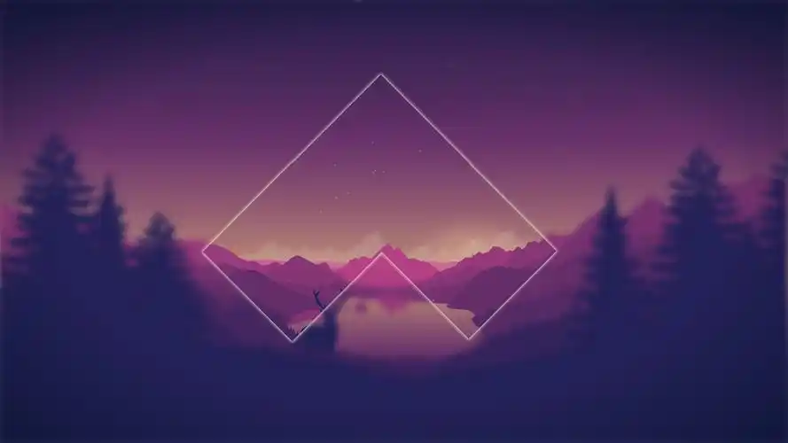 简约淡雅极简主义山鹿简约风景4k壁纸壁纸