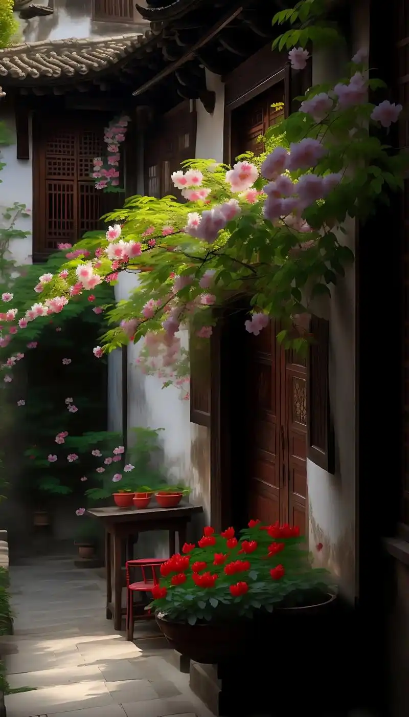 清晨的阳光,透过窗户洒进房间,一缕缕金色的光线在空气中跳跃, - 抖音