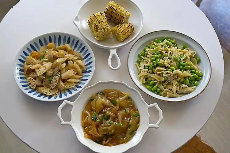 75岁婆婆做的清淡午餐发朋友圈火了大热天简单一点还真不错