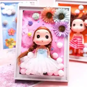 儿童创意手工制作diy超轻粘土相框画框黏土9-12岁10-11女孩玩具