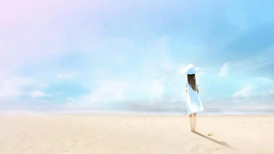 夏日海滩,锁屏图片,高清手机壁纸-回车桌面