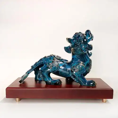 纯铜貔貅摆件一对四方来财天禄皮丘家居办公室招财摆件客厅卧室纳福