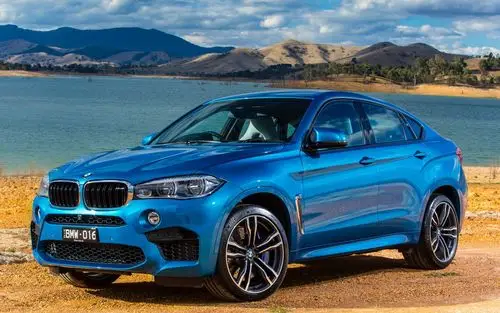高清晰蓝色bmw-x6越野车壁纸