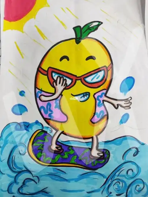 03芒果拟人简笔画