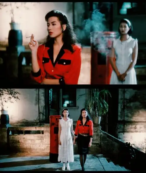 美哭了88年流金岁月钟楚红的穿搭