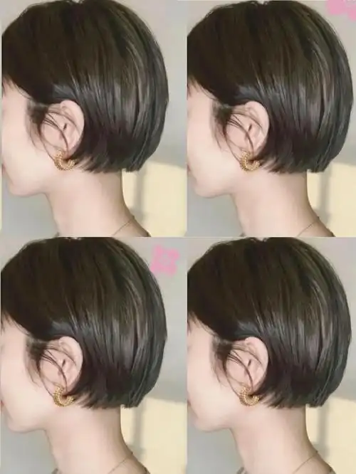 2023超a齐耳短发超级无敌显脸小