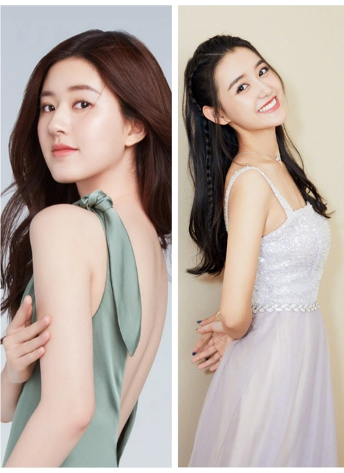 19岁蒋依依和21岁赵露思穿同款吊带时,才知道后者为啥是女主