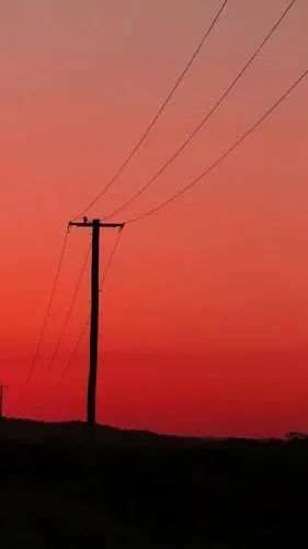 手机壁纸|红色系|晚霞