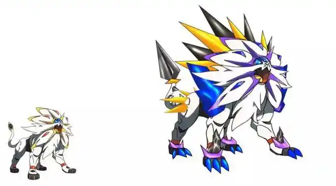 神奇宝贝日月双神兽统统mega进化却不够美纳斯好看