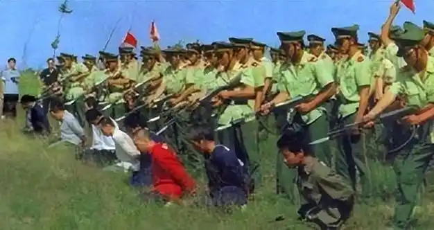 震惊一时的公审大会枪决现场居然有犯人假死