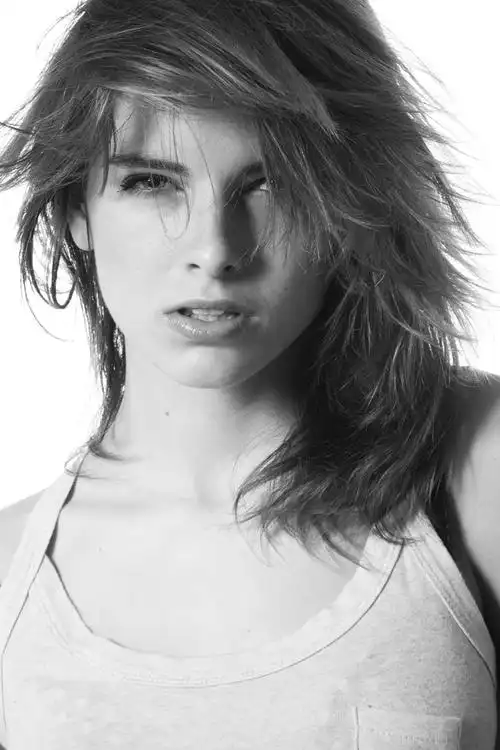 时尚美女黑白写真 图片素材下载-女性女人-人物图库-图片素材 - 集