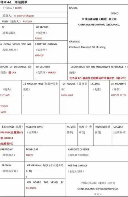 提单是空运货物的重要文件,证明了货物的所有权和运输合约的存在.