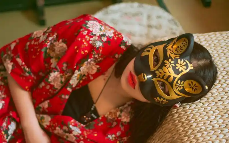 红衣古风唯美女子高清电脑桌面高清大图预览1920x1200_美女壁纸下载