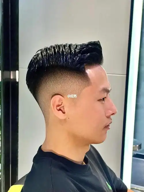 美式油头渐变男士发型