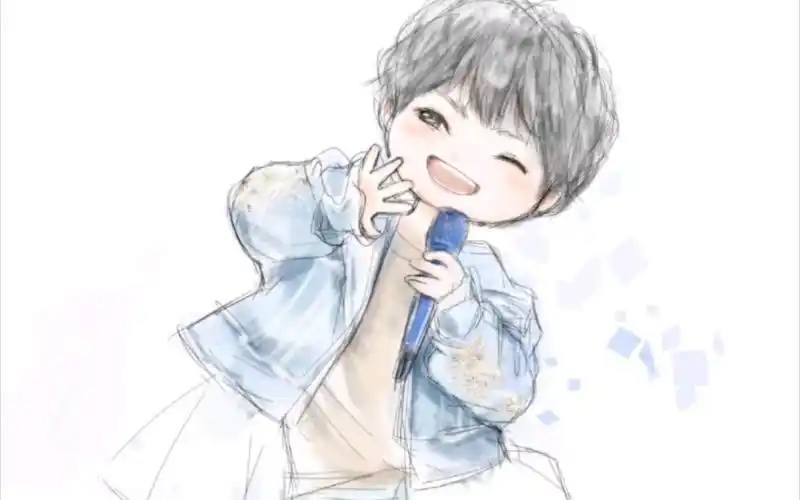 周深被画的好可爱鸭!