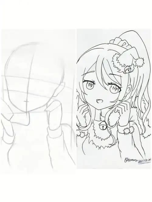 动漫人物动漫结构圣诞动漫动漫