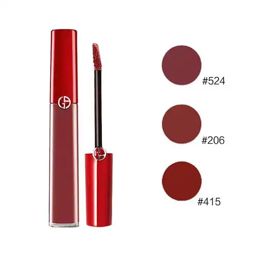 海外版armani阿玛尼唇釉红管唇彩丝绒哑光口红烂番茄红405400402205