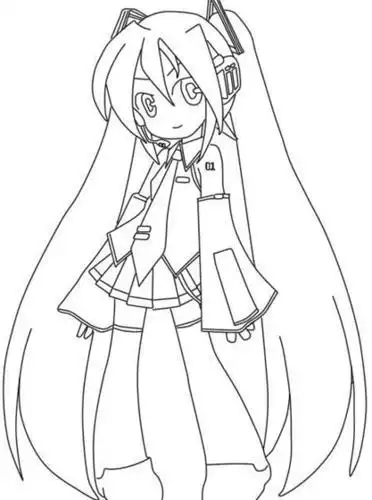 动漫人物简笔画全身步骤少女q版