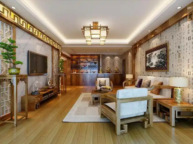 现代简约132平米三房二厅二卫装修案例