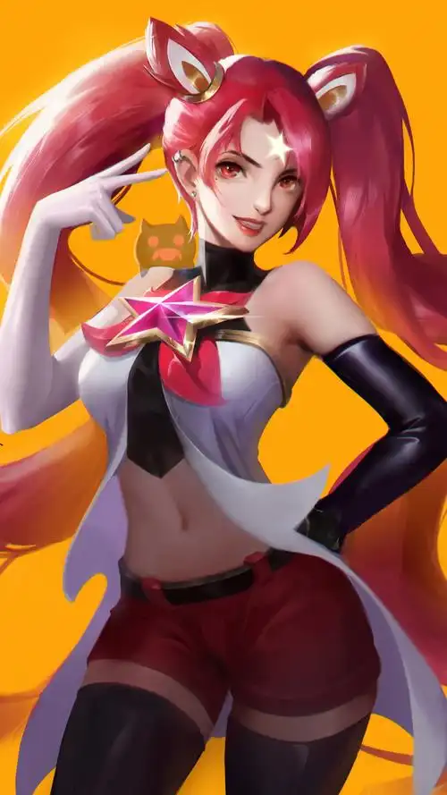 暴走萝莉星之守护者同人金克斯4k手机壁纸下载竖屏2160x3840