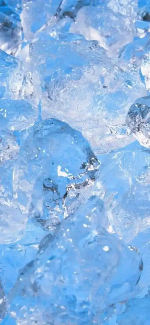 夏季清爽壁纸全面屏手机壁纸锁屏冰爽冰块壁纸