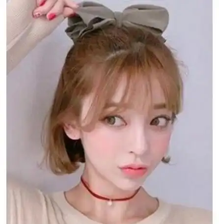 空气刘海适合的女生发型 减龄显嫩的女生空气刘海发型