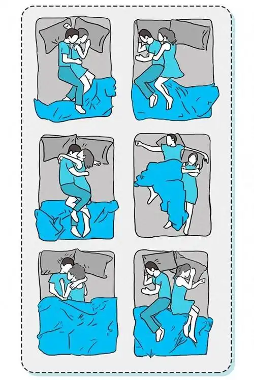 直球式发问:下面哪一种"姿势"是你和对象的入睡姿势呢?