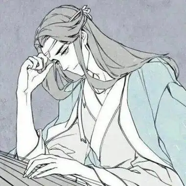 古风男生简笔画帅气