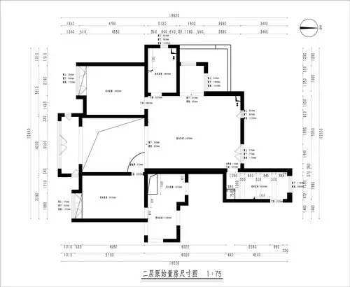 240平四居室户型图
