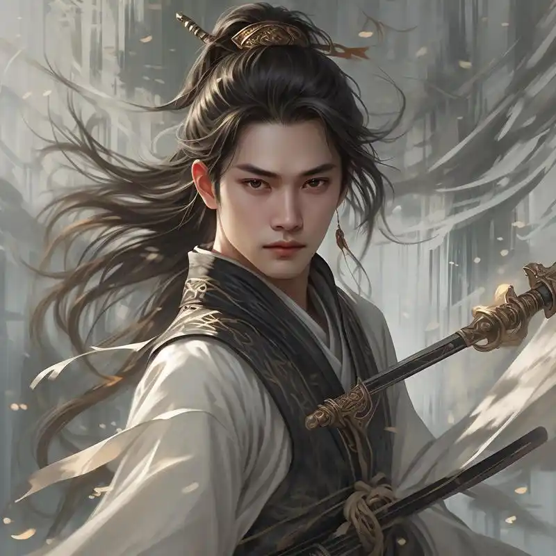 9515古风男剑客,侠气凛然头像98 仗剑走天涯,侠骨柔情,古风男