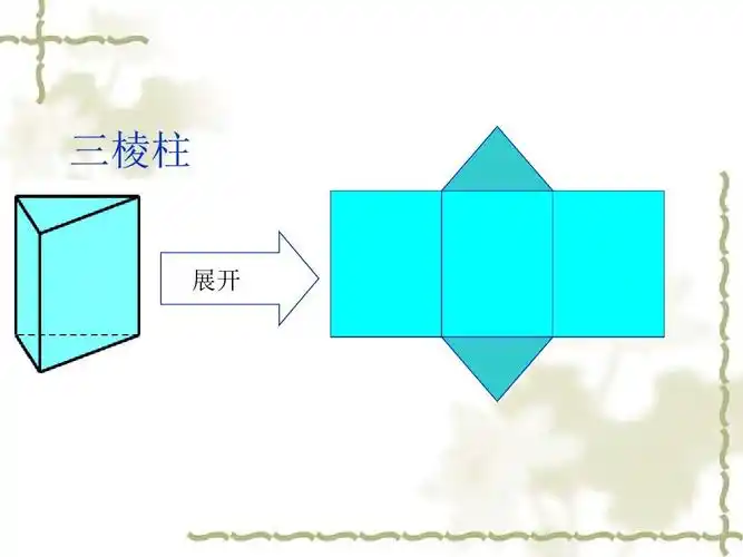 三棱柱 展开
