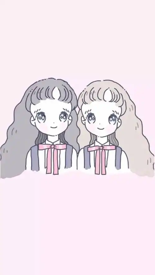 可爱少女壁纸闺蜜日系