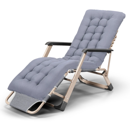 折叠躺椅午休午睡床阳台休闲沙滩靠背椅懒人沙发便携靠睡椅子家用