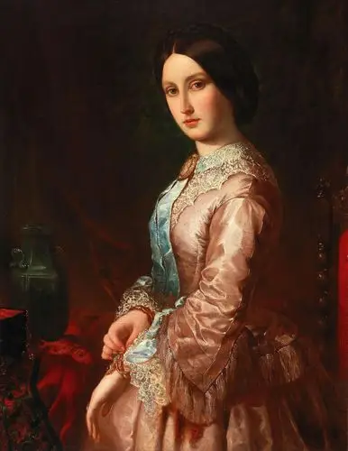 欧洲十九世纪中的贵族肖像画|德国画家:弗朗兹·温特(franz xaver)