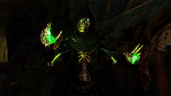 上古卷轴5千年骷髅死灵法师jarek随从mod